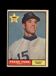 1961 FRANK FUNK TOPPS #362 INDIANS *4040