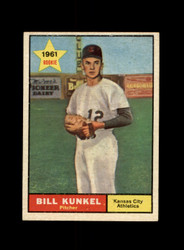 1961 BILL KUNKEL TOPPS #322 ATHLETICS *4147