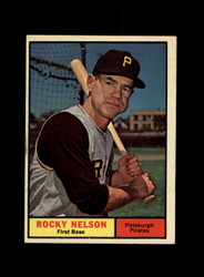 1961 ROCKY NELSON TOPPS #304 PIRATES *4479