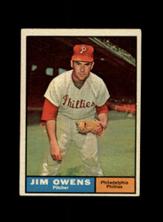 1961 JIM OWENS TOPPS #341 PHILLIES *4641