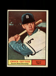 1961 CHUCK COTTIER TOPPS #13 TIGERS *4942