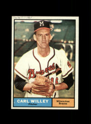 1961 CARL WILLEY TOPPS #105 BRAVES *5143