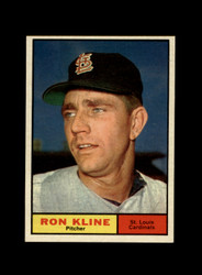 1961 RON KLINE TOPPS #127 CARDINALS *7250