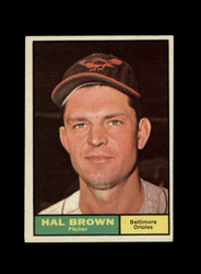 1961 HAL BROWN TOPPS #218 ORIOLES *8138