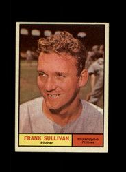 1961 FRANK SULLIVAN TOPPS #281 PHILLIES *8963
