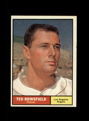 1961 TED BOWSFIELD TOPPS #216 ANGELS *9199