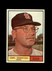 1961 CARL SAWATSKI TOPPS #198 CARDINALS *9481
