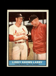 1961 MCDANIEL JACKSON TOPPS #75 LINDY SHOWS LARRY CARDINALS *9700