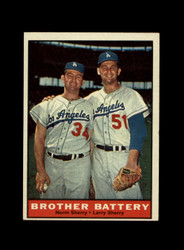 1961 SHERRY BROTHER BATTERY TOPPS #521 DODGERS *G2164