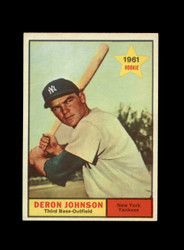 1961 DERON JOHNSON TOPPS #68 YANKEES *G2653