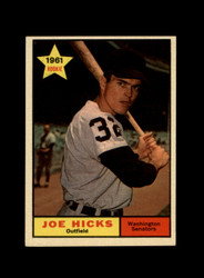 1961 JOE HICKS TOPPS #386 SENATORS *G5174
