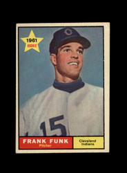 1961 FRANK FUNK TOPPS #362 INDIANS *G8591