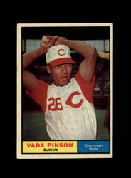 1961 VADA PINSON TOPPS #110 REDS *R3225