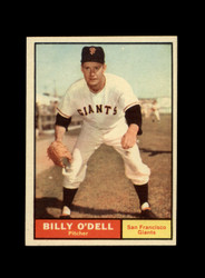 1961 BILLY O'DELL TOPPS #96 GIANTS *R3649