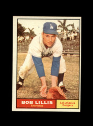 1961 BOB LILLIS TOPPS #38 DODGERS *0925