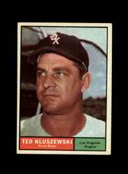 1961 TED KLUSZEWSKI TOPPS #65 ANGELS *0958