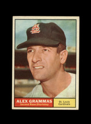 1961 ALEX GRAMMAS TOPPS #64 CARDINALS *1627