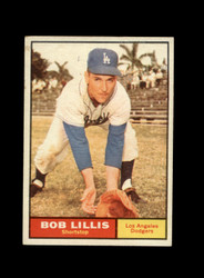 1961 BOB LILLIS TOPPS #38 DODGERS *5571