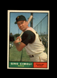 1961 GINO CIMOLI TOPPS #165 PIRATES *6438