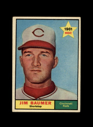 1961 JIM BAUMER TOPPS #292 REDS *9131