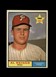 1961 AL NEIGER TOPPS #202 PHILLIES *R4613