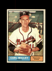 1961 CARL WILLEY TOPPS #105 BRAVES *G3678