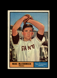 1961 MIKE MCCORMICK TOPPS #305 GIANTS *R4263