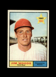 1961 JIM WOODS TOPPS #59 PHILLIES *5041