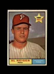 1961 AL NEIGER TOPPS #202 PHILLIES *8165