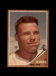 1962 AL SCHROLL TOPPS #102 TWINS *G1923