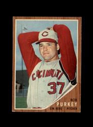 1962 BOB PURKEY TOPPS #120 REDS *G1926