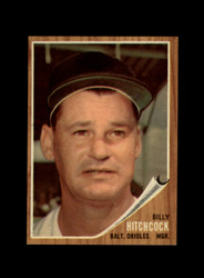 1962 BILLY HITCHCOCK TOPPS #121 ORIOLES *G1927