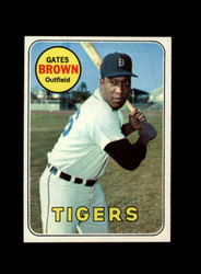 1969 GATES BROWN TOPPS #256 TIGERS *G1969