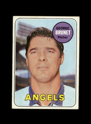 1969 GEORGE BRUNET TOPPS #645 ANGELS *G1989