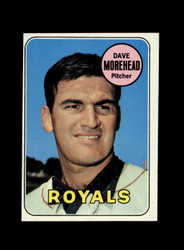1969 DAVE MOREHEAD TOPPS #29 ROYALS *G0070