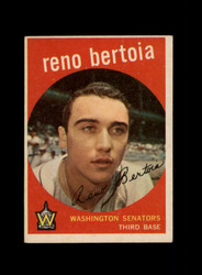 1959 RENO BERTOIA TOPPS #84 SENATORS *G0116