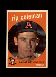 1959 RIP COLEMAN TOPPS #51 ATHLETICS *G0128