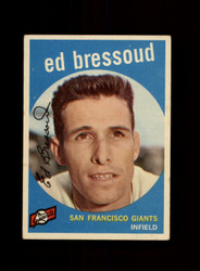 1959 ED BRESSOUD TOPPS #19 GIANTS *G0134