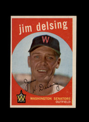 1959 JIM DELSING TOPPS #386 SENATORS *G0138