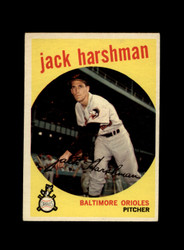 1959 JACK HARSHMAN TOPPS #475 ORIOLES *G0146
