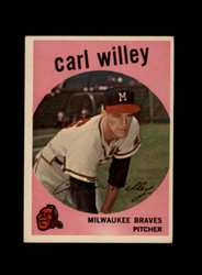 1959 CARL WILLEY TOPPS #95 BRAVES *G0161