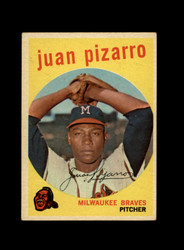 1959 JUAN PIZARRO TOPPS #188 BRAVES *G0171