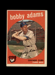 1959 BOBBY ADAMS TOPPS #249 CUBS *G0173