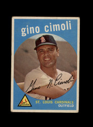 1959 GINO CIMOLI TOPPS #418 CARDINALS *G0175