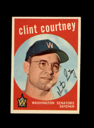 1959 CLINT COURTNEY TOPPS #483 SENATORS *G0177