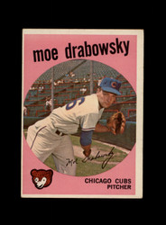1959 MOE DRABOWSKY TOPPS #407 CUBS *G3641