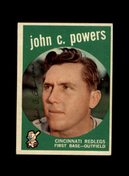 1959 JOHN C. POWERS TOPPS #489 REDLEGS *G8436