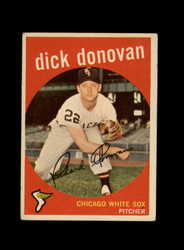 1959 DICK DONOVAN TOPPS #5 WHITE SOX *R4170