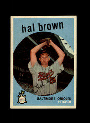 1959 HAL BROWN TOPPS #487 ORIOLES *R4667