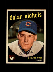 1959 DOLAN NICHOLS TOPPS #362 CUBS *G0191